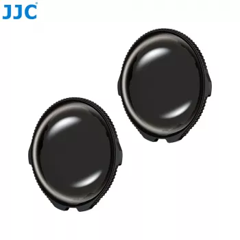 Lot de 2 filtres à densité neutre ND16 JJC TLP-X5ND16 pour Insta360 X5 – verre trempé, multicouche, réduction de lumière de 4 diaphragmes
