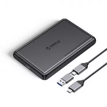 Boîtier HDD/SSD 2,5 pouces ORICO DDL25-C3 USB-C 5 Gbit/s noir
