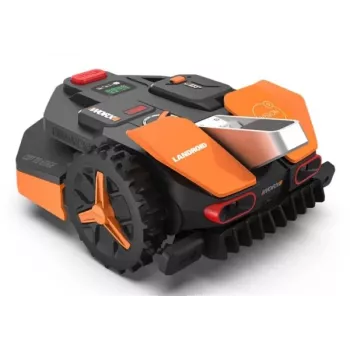 Tondeuse robot Worx Landroid WR202E avec navigation intelligente, 250 m², coupe bord à bord, 20-50 mm, Wi-Fi et Bluetooth, capteur de pluie, 20V PowerShare