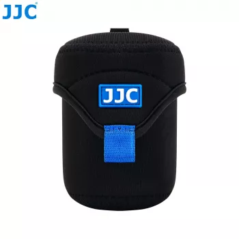 JJC SB6587 Deluxe Étui en néoprène pour objectifs compacts (65x78 mm, noir)