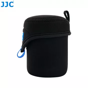 JJC SB6587 Deluxe Étui en néoprène pour objectifs compacts (65x78 mm, noir)