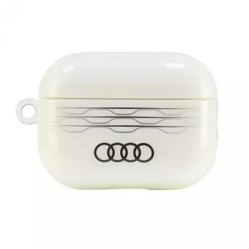Coque Audi IML Geometric Pattern pour AirPods Pro 2 blanche
