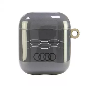 Coque Audi IML Geometric Pattern pour Apple AirPods 1/2 - grise