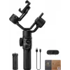 Stabilisateur de smartphone 3 axes Zhiyun C030124ABR1 avec lumière d'appoint intégrée, Bluetooth 5.0, batterie 2600 mAh, jusqu'à 25 h d'autonomie, compatible smartphones 50-90 mm, noir