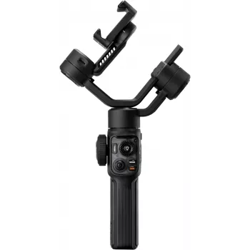 Stabilisateur de smartphone 3 axes Zhiyun C030124ABR1 avec lumière d'appoint intégrée, Bluetooth 5.0, batterie 2600 mAh, jusqu'à 25 h d'autonomie, compatible smartphones 50-90 mm, noir