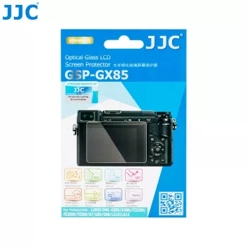 JJC Verre trempé Protection d'écran pour Panasonic Lumix GX80 GX85 FZ2000 FZ2500 G7 FZ300 G80 G85 LX10 LX15 – dureté 9H, 0,3 mm, écran LCD 3,0 inch