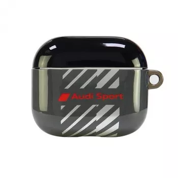 Coque sport IML Audi pour AirPods 3 noire AUS-IMLAP3-RSQ/D1-BK