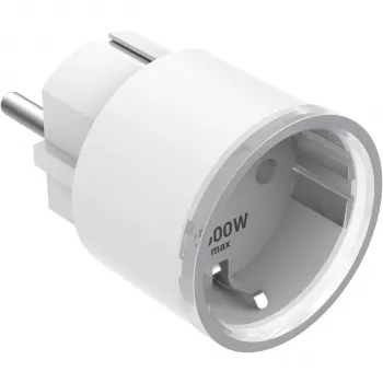 Prise connectée Jackery x Shelly Smart Plug Pro Wi-Fi avec suivi de consommation, 16A, 3680W, Alexa & Google Assistant, blanc