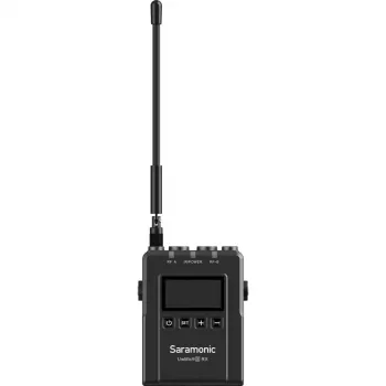 Saramonic UWMIC9S KIT1 UHF Wireless Lavalier Microphone System with 96 Channels, Auto-Scan, OLED Display and Headphone Monitoring