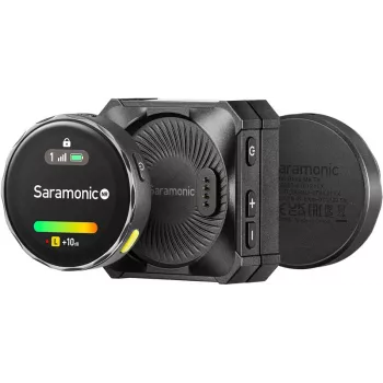 Saramonic BLINKME B2 2-Person Wireless Microphone System with Touchscreen, On-Board Recording, Charging Case