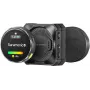 Système de microphone sans fil 2 personnes Saramonic BLINKME B2 avec écran tactile, enregistrement intégré, boîtier de charge