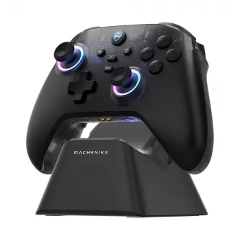 Machenike G3 V2 Wireless Gamepad with Charging Dock for PC, Switch, Mobile - Black