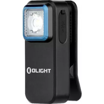 Lampe torche à clip rechargeable OLIGHT Oclip noire 300 lumens USB-C IPX7