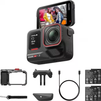 Insta360 Ace Pro 2 Dual Battery Action Camera - 8K Video, Leica Lens, FlowState Stabilization