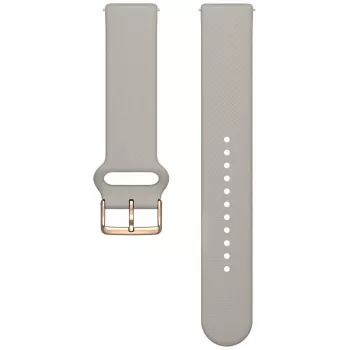 Bracelet en silicone Polar Ignite 3 20 mm S-L, Greige