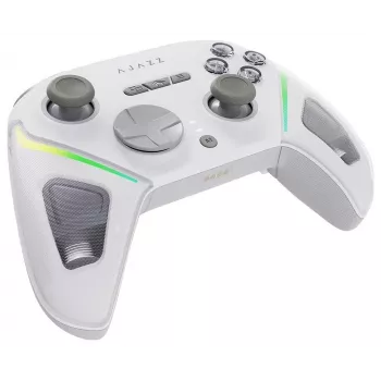 Manette RGB sans fil tri-mode AJAZZ GP100-W pour Switch, PC, iOS et Android – blanche