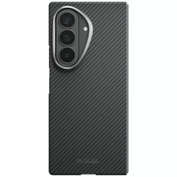 PITAKA Edge Case for Samsung Galaxy Z Fold 8 Ultra – Aramid Fiber Protective Cover, Black/Grey (Overture Black)