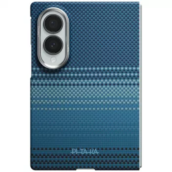 PITAKA Edge Case for Samsung Galaxy Z Fold 8 - Moonrise - 1500D Aramid Fiber, MagSafe Compatible, Ultra-Slim Snap-On Cover