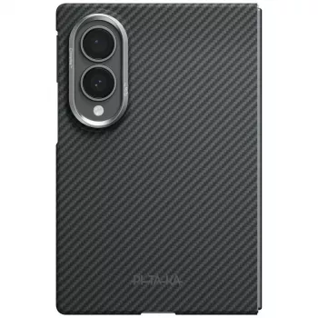 PITAKA Edge Case for Samsung Galaxy Z Fold8 - Black/Grey Aramid Fiber MagSafe Compatible