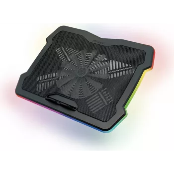 Refroidisseur pour ordinateur portable Antec HyperFlow RGB pour laptops jusqu'à 17,3 pouces avec deux ventilateurs 140mm