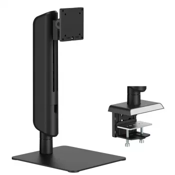 VALUE Bras LCD autoportant renforcé, réglable en hauteur, jusqu'à 49 inch, 18 kg, noir