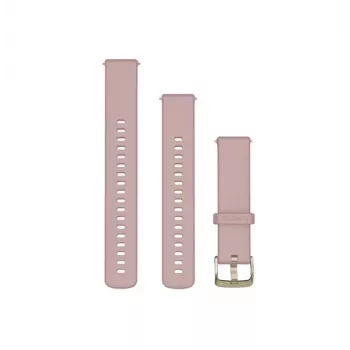 Garmin Quick Release 18 mm Silicone Watch Band, Powder Pink, 010-13256-03