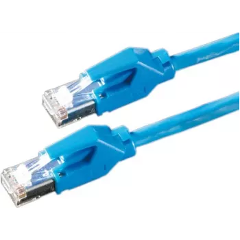 Draka UC600 SS27 Câble patch Cat.6 S/FTP, RJ-45, bleu, 10 m (21.05.2104)
