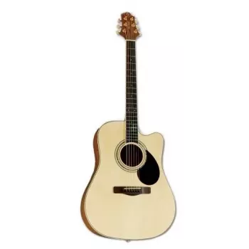Samick GD-100SC NS Guitare acoustique Dreadnought Cutaway - Naturel satiné