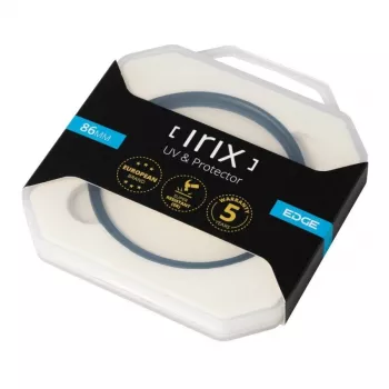 Filtre de protection UV Irix Edge UV Protector SR 55 mm en verre optique super résistant avec revêtement 16 couches, monture aluminium anodisée fine, transmission lumineuse >99,5 %