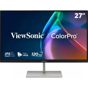 Moniteur professionnel ViewSonic VP2766-2K 27 pouces QHD IPS avec USB-C 90W, KVM, calibration matérielle