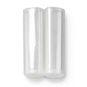 2 rouleaux de film pour mise sous vide MagicVac, 15 cm x 6 m, 2 rouleaux, transparents, sans BPA, compatibles universellement