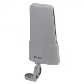 Antenne extérieure active Vivanco VVANOUT42DBG pour DAB/DAB+ et DVB-T/DVB-T2, gain 42 dB, connecteur F, noir/gris