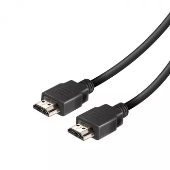 Câble HDMI High Speed avec Ethernet Vivanco VVVHDMI25MMK 2,5 m 4K 60Hz 18Gbps ARC HEC 3D HDCP 2.2 HDR plaqué or noir