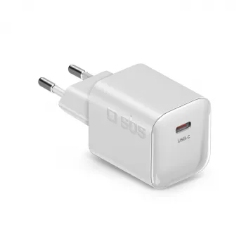 SBS 20W USB-C PD chargeur secteur - blanc