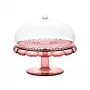 Guzzini Vanity présentoir à gâteau avec cloche, mauve, 30 cm