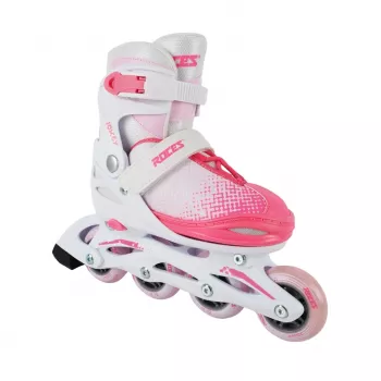Roces Jokey X Girl Adjustable Inline Skates 34-37 White Pink
