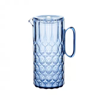Guzzini VANITY carafe avec couvercle bleu denim 1,75 l plastique SAN sans BPA lavable au lave-vaisselle