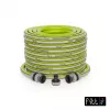 Tuyau d'arrosage NO NAME Kiuma Lime 1/2 inch 20 m - PVC 5 couches, NTS anti-torsion, pression d'éclatement 20 bar, résistant aux UV et aux algues, sans phtalates
