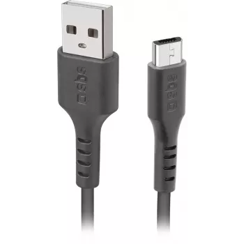 SBS câble USB vers microUSB 1 m, noir (LTHL200)
