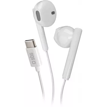 Écouteurs filaires USB-C SBS Studio Mix 65c, blanc (TEEARTYCAPW)