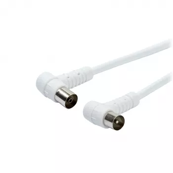 Vivanco câble de raccordement d'antenne, SAT, 3 m, blanc