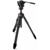 Manfrotto ONE fibre de carbone ensemble trépied avec tête fluide 500X (MKONEC-500X)