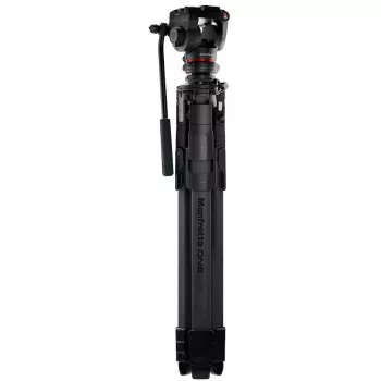 Manfrotto ONE fibre de carbone ensemble trépied avec tête fluide 500X (MKONEC-500X)