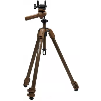 Manfrotto ALPHA S.H.O.T. Grip PRO Kit, trépied aluminium avec tête à poignée, 8 kg (MK-R03-SD)