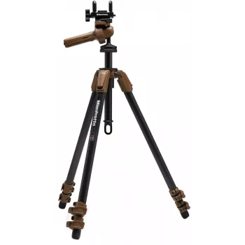 Manfrotto ALPHA S.H.O.T. Grip PRO Kit Carbon, trépied avec tête à poignée, 8 kg (MK-R05-SD)