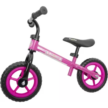Balance vélo 10 rose - vélo enfant ultra-léger avec pneus EVA anti-crevaison, selle et guidon réglables, 18 mois-5 ans, 25 kg max