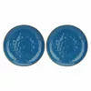 ROSE&TULIPANI Concerto Blu Avio ensemble de 2 plats ronds 32 cm bleu marine