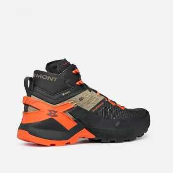 Chaussures d'approche Garmont 9.81 Onyx Mid GTX pour homme Raven Black/Pale Beige taille 44,5