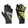 Sabelt G34 gants de simulation compatibles écran tactile paume en silicone gants de course, noir, taille L