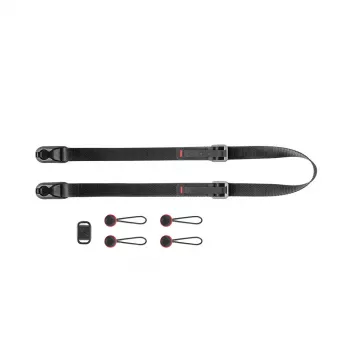 Sangle d'appareil photo Peak Design L-BL-3 avec système Anchor Link, noire